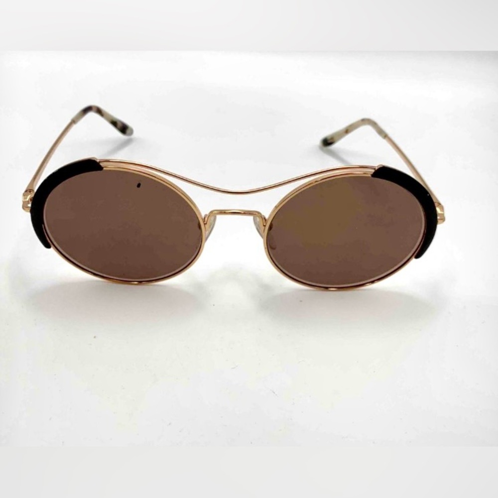 Authentic Prada Women's Sunglasses Gold & Brown